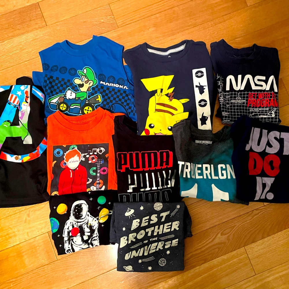 10 boys shirts